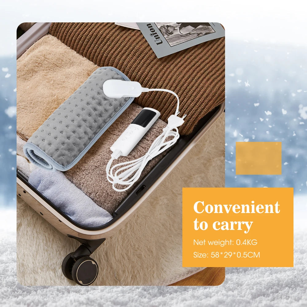 Electric Heating Pad Winter Warm For Bed Blankets Office Home Foot Hand Warmer Sheet Camping Heater 110V 220V Washable 60*30CM Peaceful Pleasures Health and Wellness