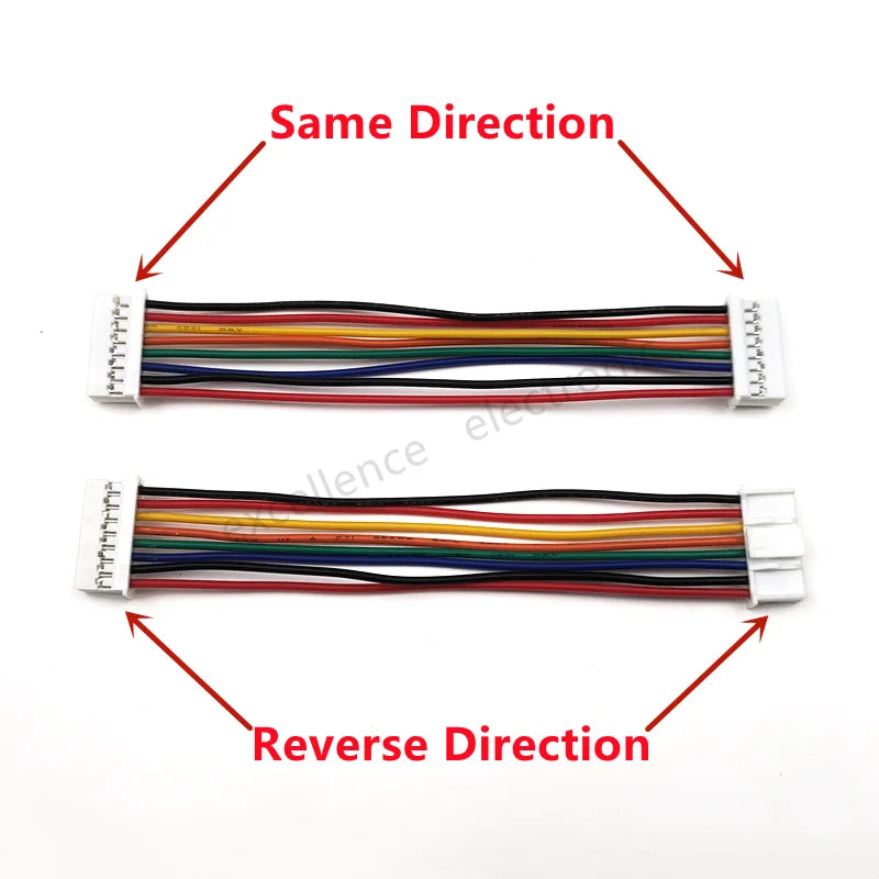 5PCS PA2.0 Terminal Wire Single Double End with Buckle Connection Wire 26AWG 10/15/20CM PA 2.0mm Housing Reverse Same Direction Peaceful Pleasures Health and Wellness