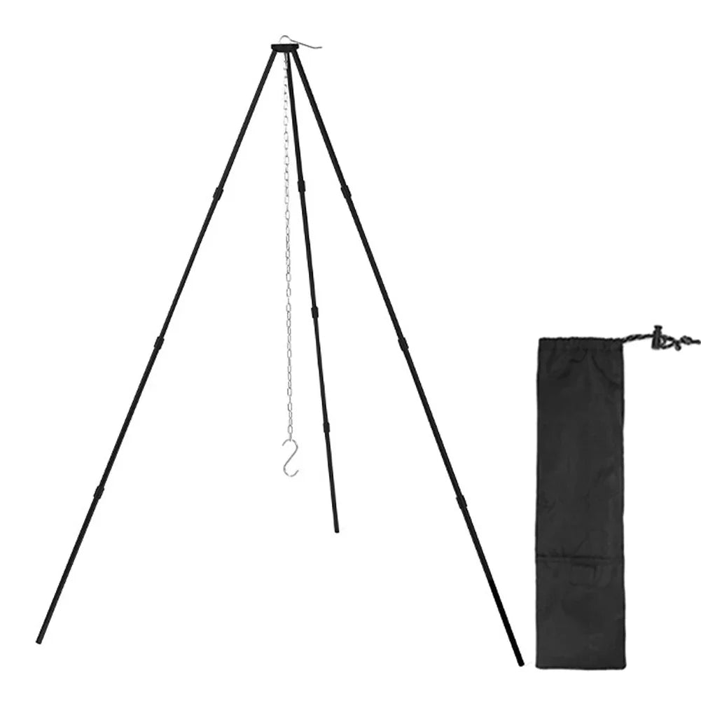 Camping Bonfire Tripod – Aluminum Alloy Detachable Stand