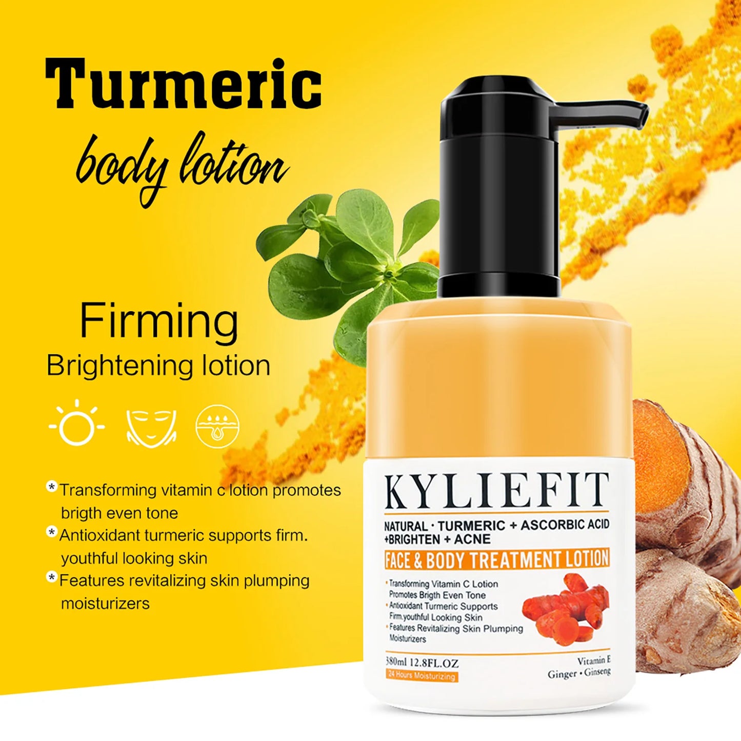 AILKE Organic Turmeric 5-in-1 Skin Care Kit – Brighten & Glow
