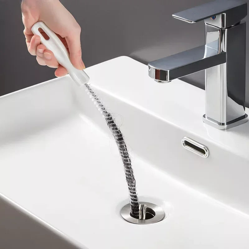 Flexible Drain Cleaning Brush – Sink & Pipe Hair Remover