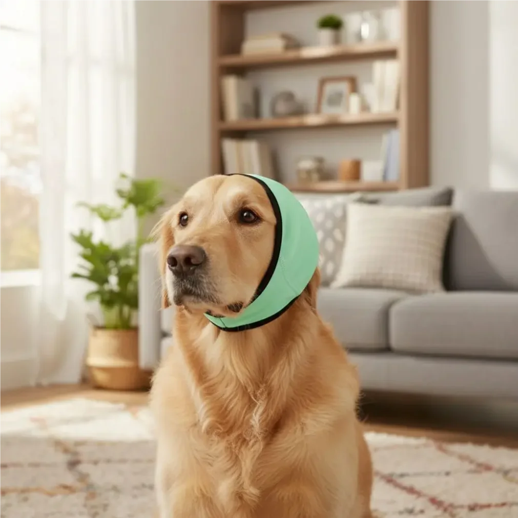 Dog Calming Ear Covers – Adjustable Noise Reducing Earmuffs