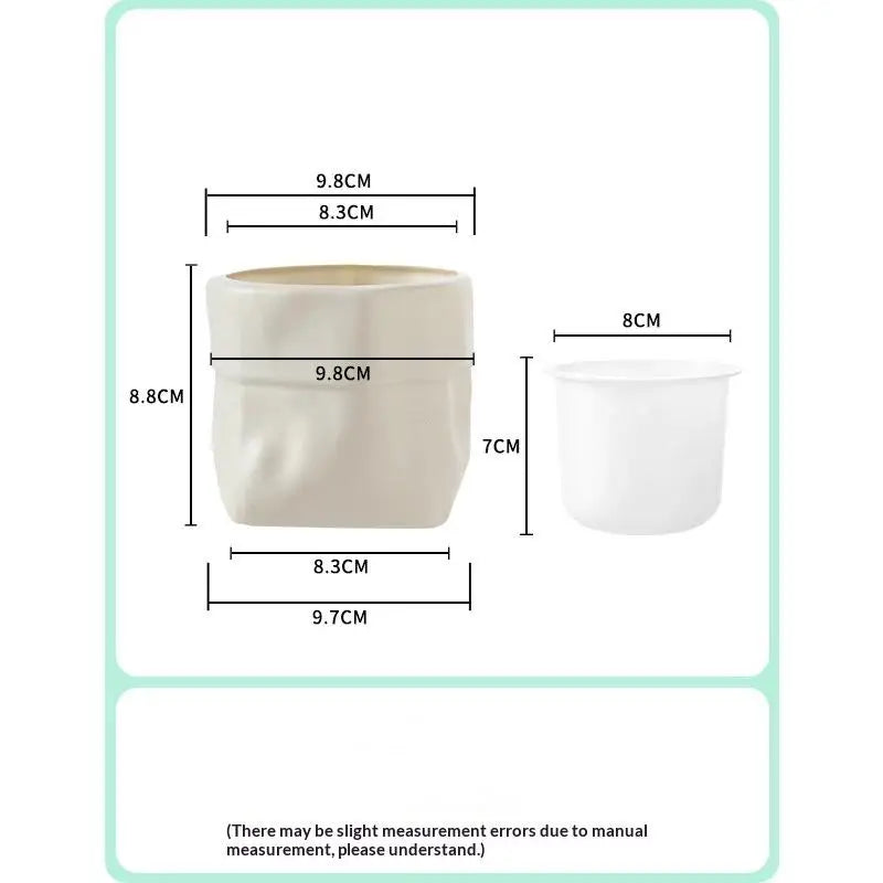 Mini Self-Watering Planter Pot | Fish Tank Vase Home Decor