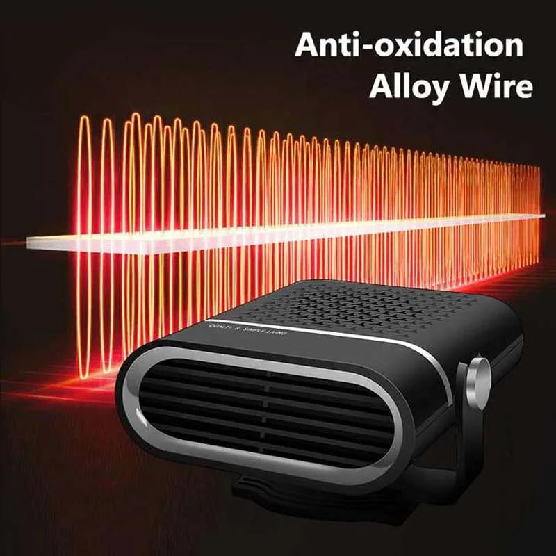 Hotselling Winter Car Heater Ptc Mini Car Heater Fan Windshield Car Heater Portable Fan For Cars Windshield Defroster Demister Peaceful Pleasures Health and Wellness