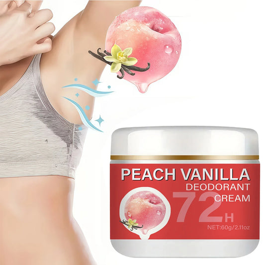 Peach Underarm Deodorant Cream – 72-Hour Freshness for Women Deodorant Cream Oasis Select