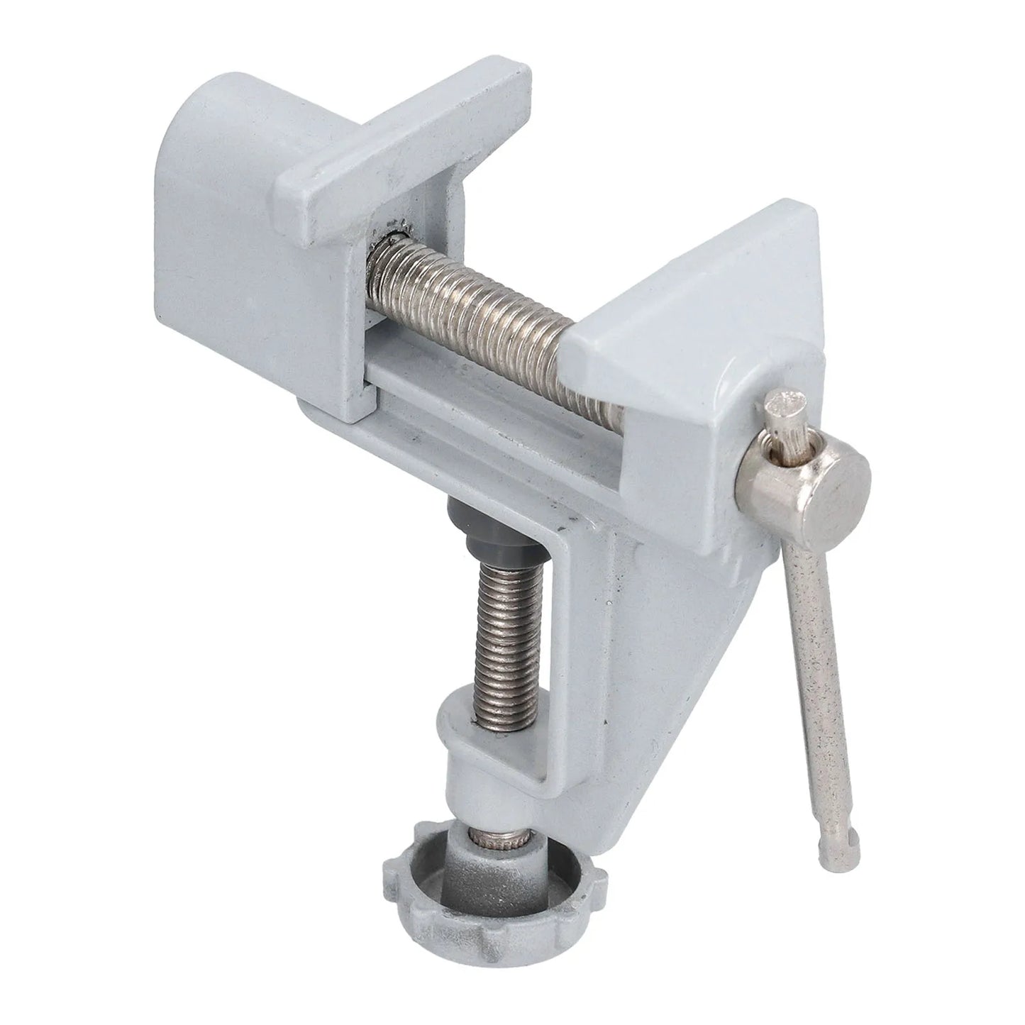 Table Vise Professional Mini Vise Multifunctional Aluminum Alloy for Garden for Woodworking for Courtyard Peaceful Pleasures Health and Wellness