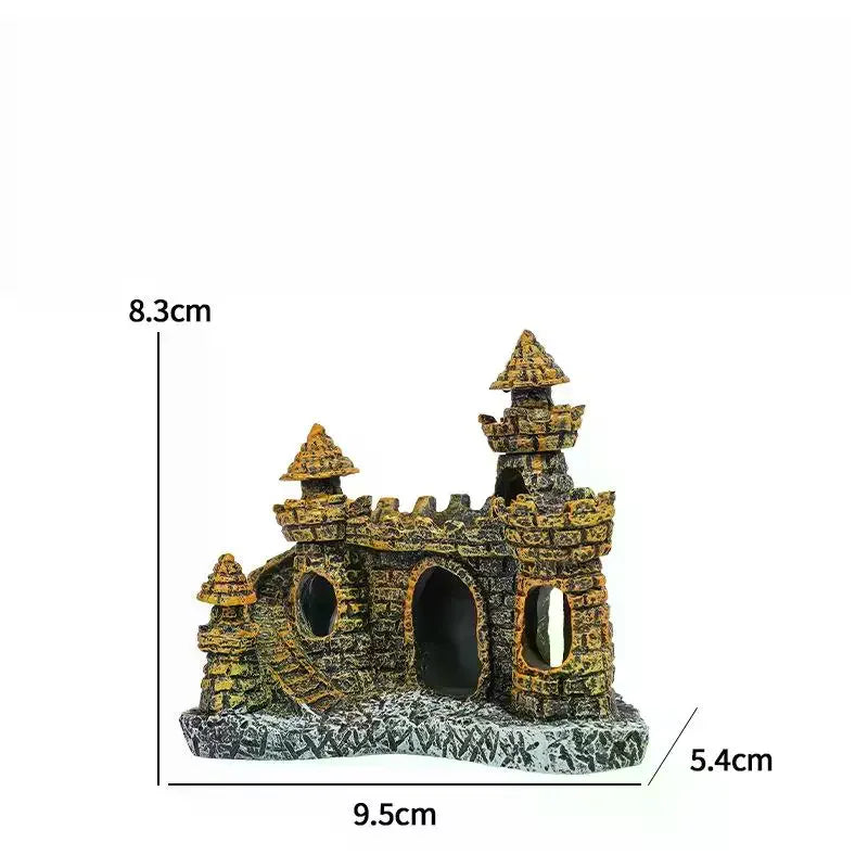 Castle Rockery Fish Tank Ornament | Aquarium Decoration