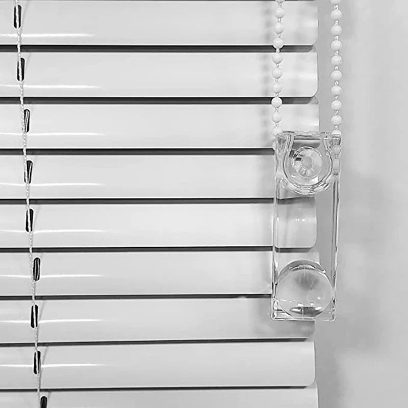 8cm Clear Roller Blind Pull Handle | Bead Chain Weight Pendant