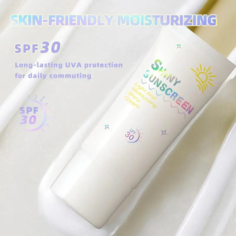 SPF 30 Pearlescent Glow Sunscreen – Face & Body, 28g