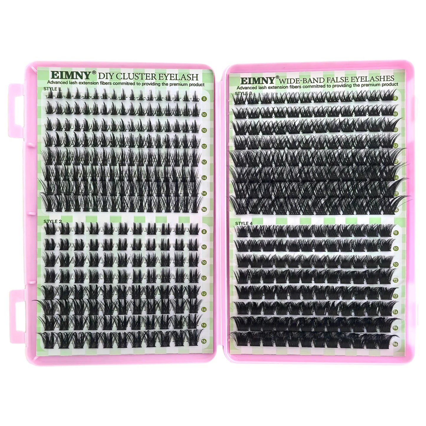 Manga Cluster False Lashes 10–16mm Fluffy Fairy DIY Extensions