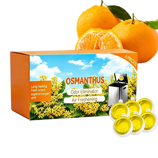 6pcs Long Lasting Scented Garbage Can Freshener Gel Trash Odor Eliminator For Kitchen Bathroom Toilet Closet Home Apartment Peaceful Pleasures Health and Wellness