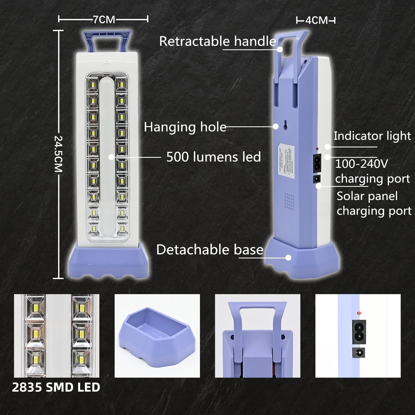 SHINEKNOT LED Rechargeable Emergency Light | Camping & Home