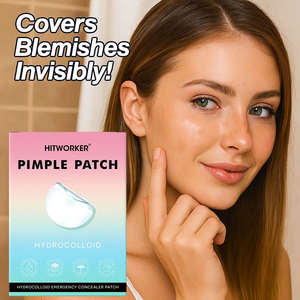Hydrocolloid Acne Patches – Invisible, Waterproof, All Skin Types