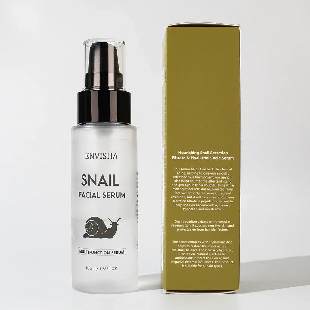 ENVISHA Snail Collagen Face Serum – Anti-Aging, Firming & Brightening Peaceful Pleasures Health and Wellness