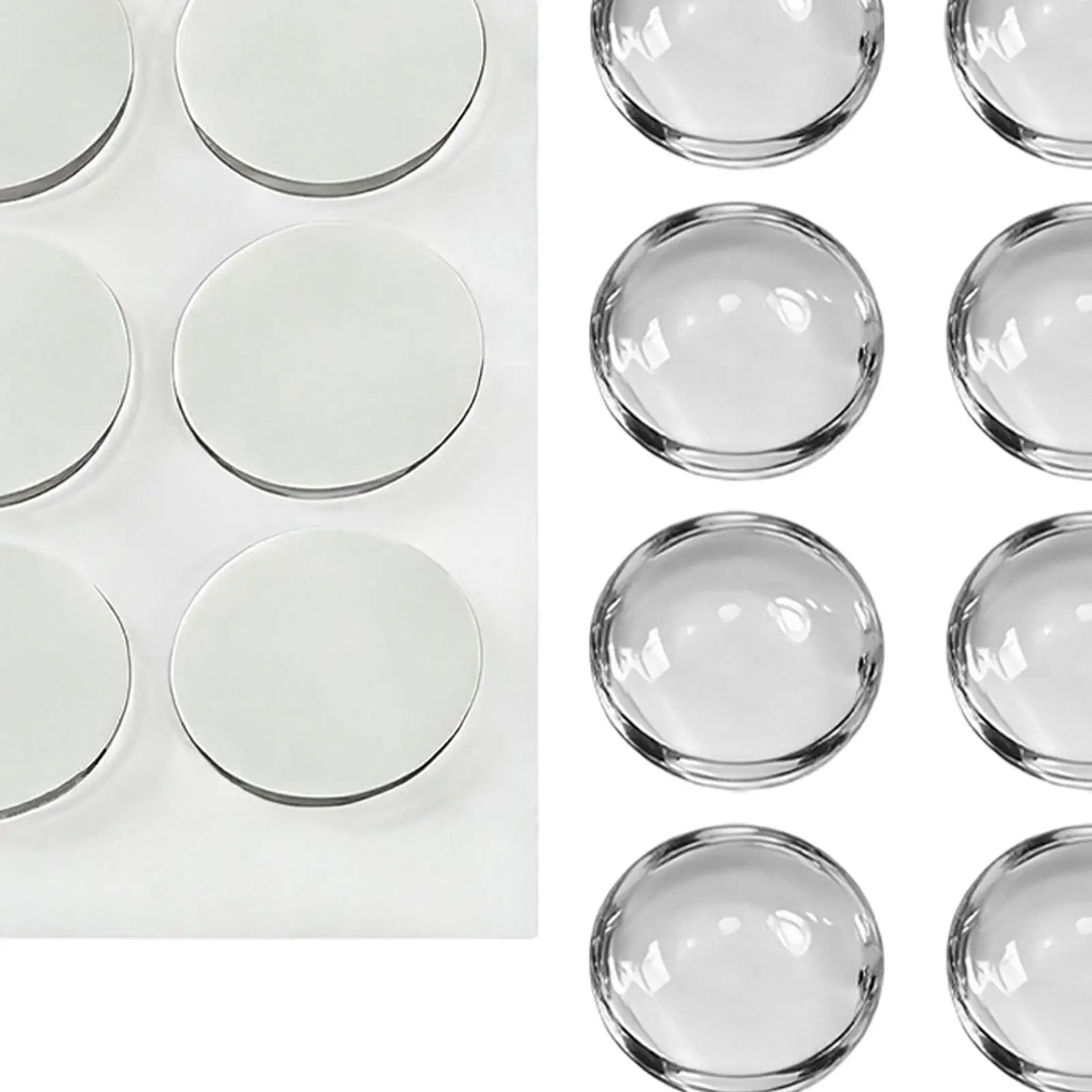 Clear Keyboard Key Caps for Long Nails – 32 Transparent Stickers