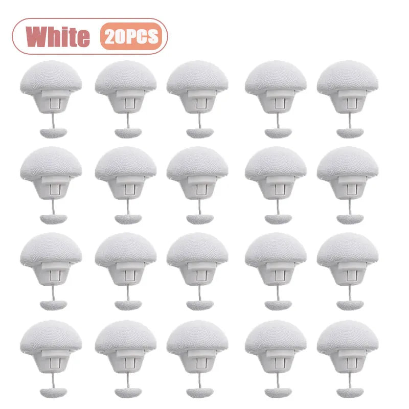 Mushroom Head Duvet Clips – No-Sew Bed Sheet Fasteners 20–80 PCS