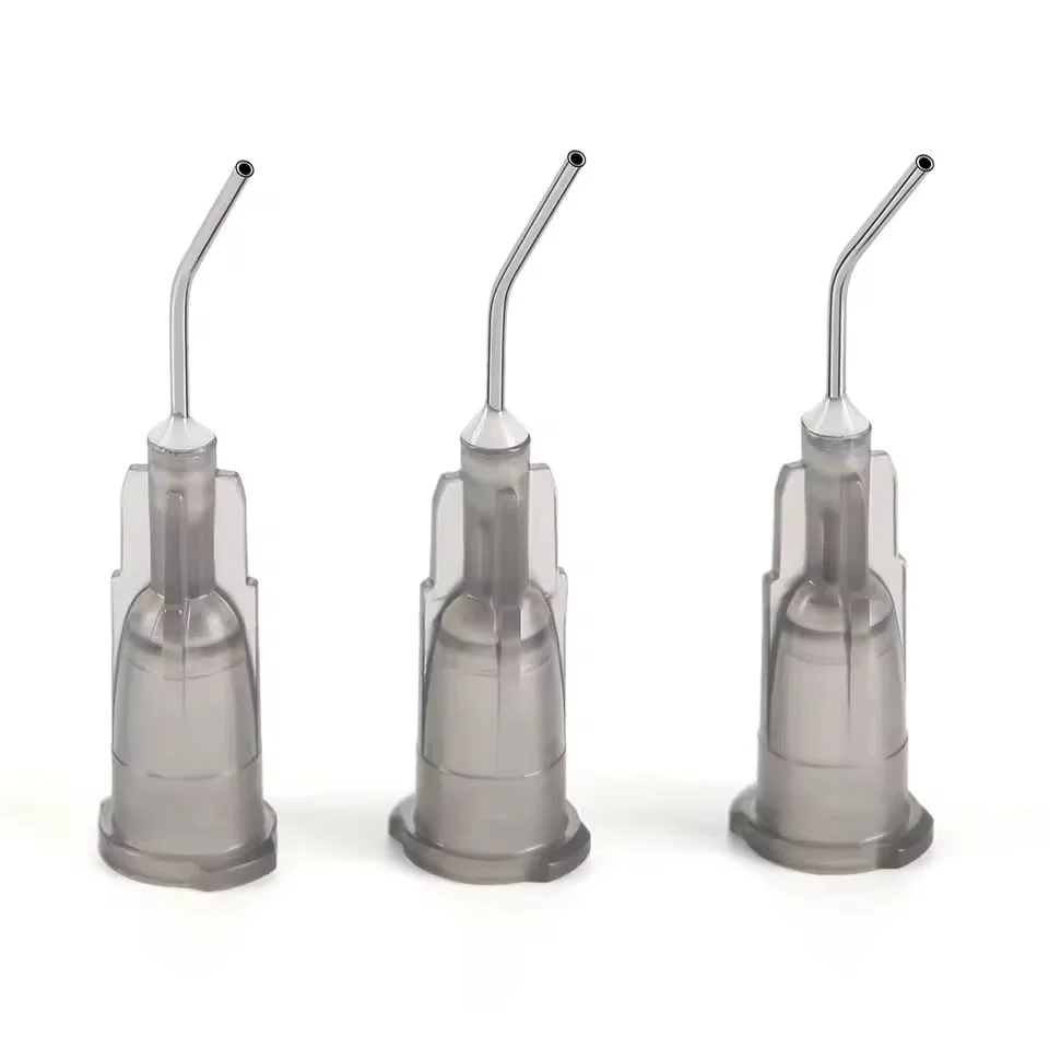 100-Pack Dental Pre-Bent Dispensing Tips – Irrigator Applicator