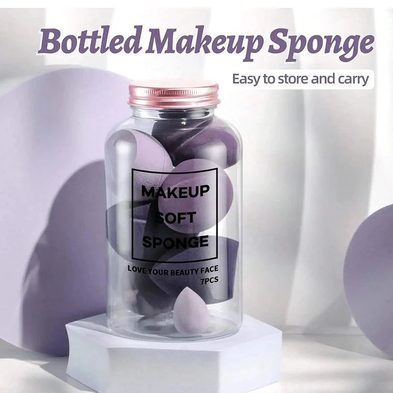 Multi Shape Beauty Egg Makeup Sponge Dry Wet Dual Use Soft Elastic Foundation Blender Cosmetic Puff No Absorb Powder Women Face Peaceful Pleasures Health and Wellness