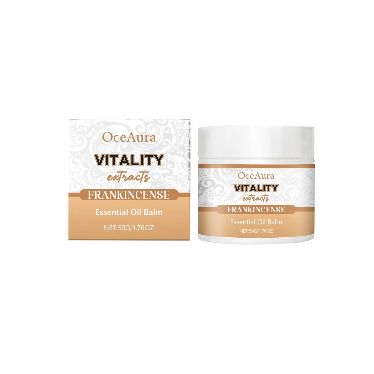 OceAura Frankincense Moisturizing Body Cream | 50g Dry Skin