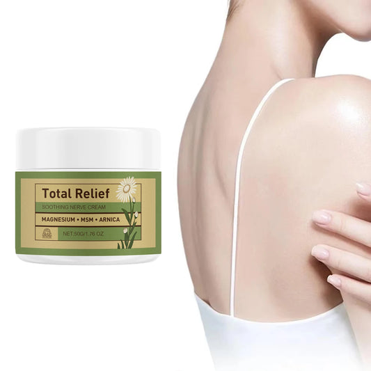 Skin Soothing Cream Nerves Relief Long-Lasting Hydration Prevent Drying Moisturizing Treatment Leg Muscle Pain Body Daily Care Peaceful Pleasures Health and Wellness