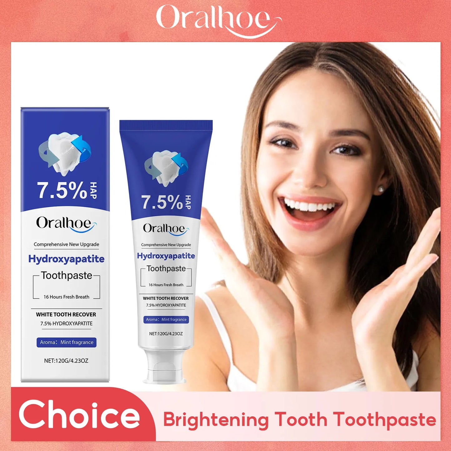 Oralhoe Hydroxyapatite Toothpaste – Whitening & Enamel Care