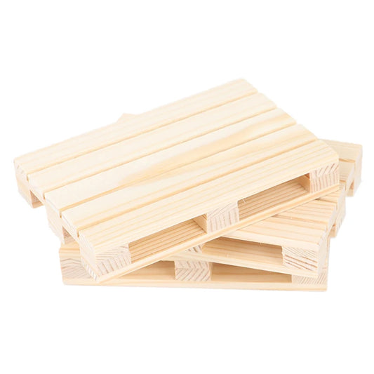 Mini Wooden Pallet Coaster | Insulation Cup & Pot Mat Wooden Coaster Peaceful Pleasures Health and Wellness one size