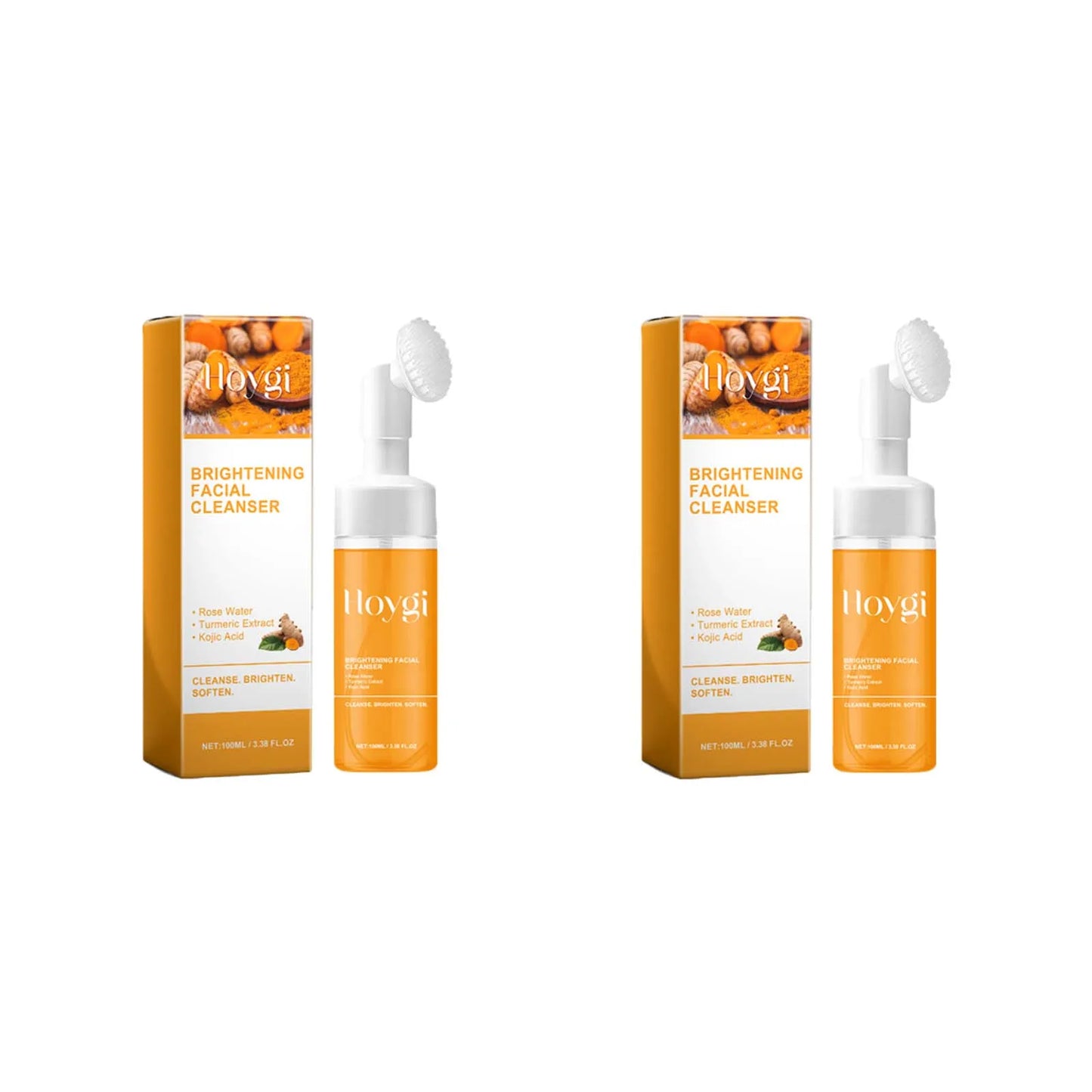 Turmeric & Kojic Acid Foaming Face Cleanser – Acne & Brightening