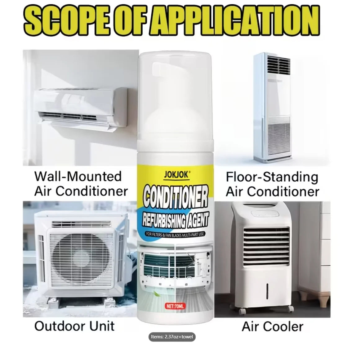 Air Conditioner Cleaner – Filter Polish & Surface Renovator