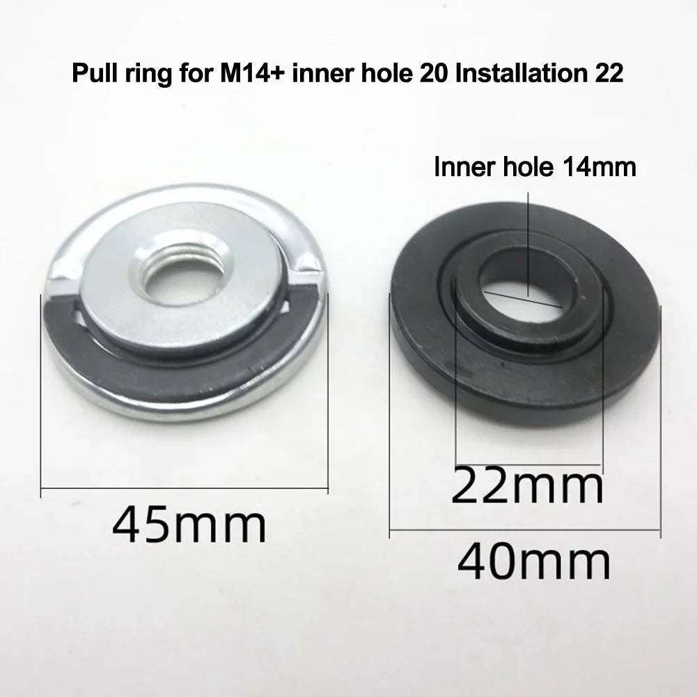 M14 Quick-Release Self-Locking Angle Grinder Flange Nut Set