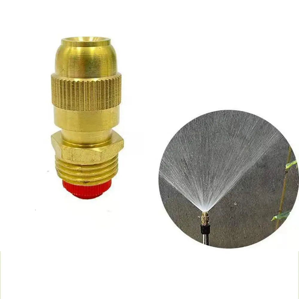 Brass Misting Spray Nozzle – Garden Irrigation & Cooling