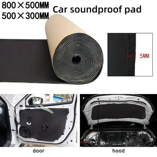 Car Heat Insulation Sound Deadener Mat – Hood Door Roof Trunk Car Sound Deadener Mat Peaceful Pleasures Health and Wellness