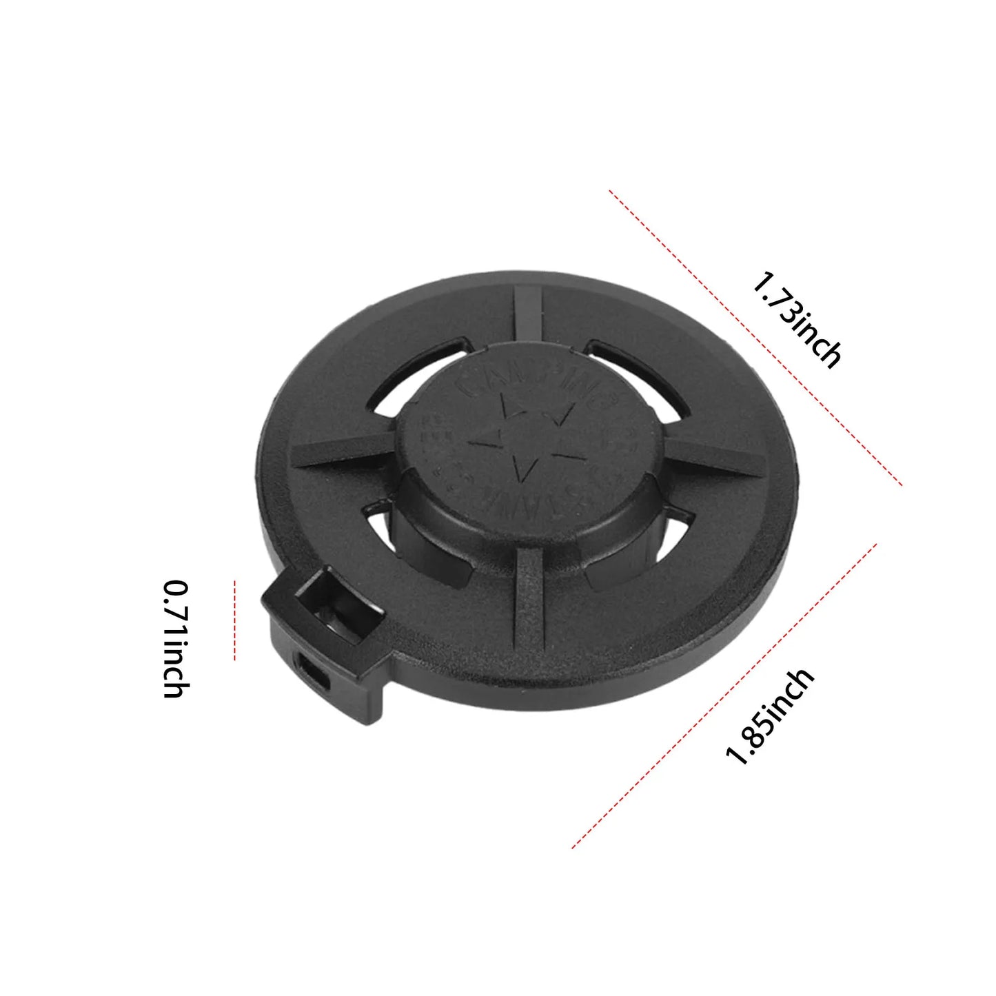Four-color Long Gas Tank Protective Cover Caps Outdoor CB Tank Cassette Gas Tank Dust Cover Leak-proof Protective Cover Lids Peaceful Pleasures Health and Wellness