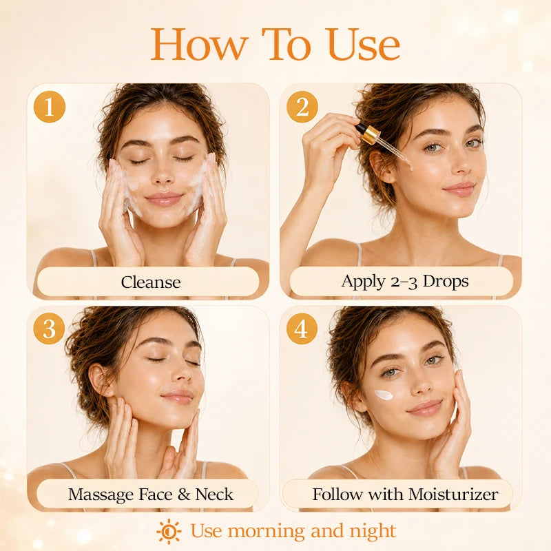 Vitamin C Retinol Facial Serum, Hyaluronic Acid Hydrating Essence, Brighten Dull Skin, Even Complexion, Anti Aging Firming Skin Peaceful Pleasures Health and Wellness