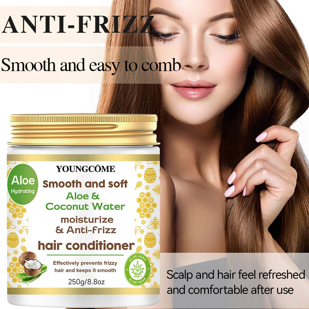 Aloe Vera & Coconut Water Hair Conditioner – Nourishing Peaceful Pleasures Health and Wellness