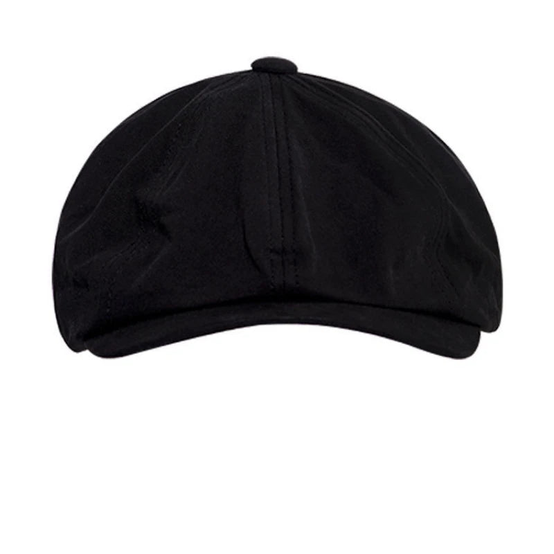 Retro Cotton Beret Hat | Unisex Painter Cap, Face-Slimming
