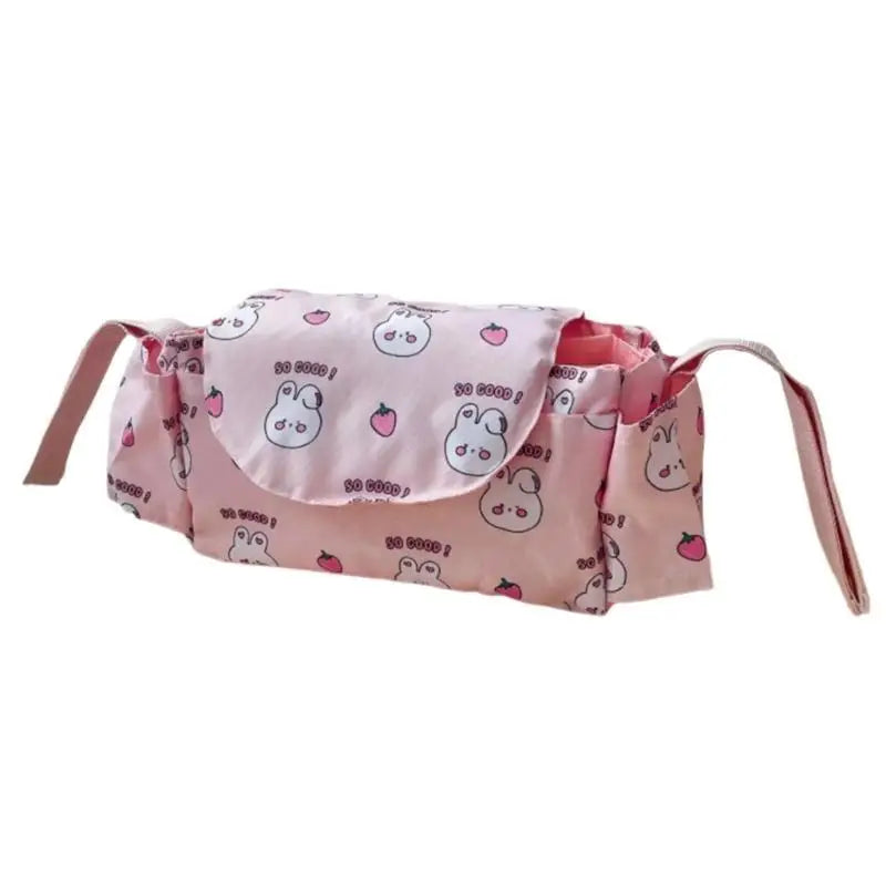 Baby Stroller Hanging Bag | Diaper, Bottle & Wipes Organizer Stroller Organizer Bag Peaceful Pleasures Health and Wellness strawberry bunny China Mainland