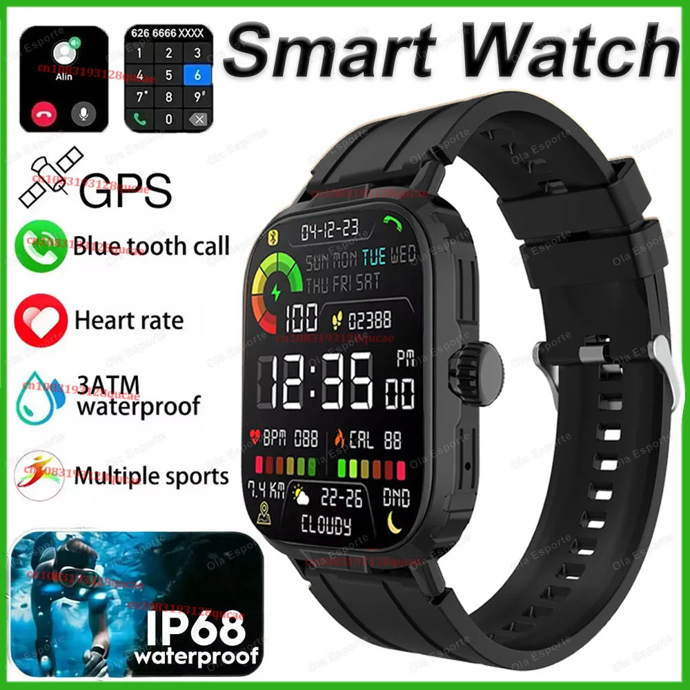 Military GPS Smartwatch IP68 Outdoor Sports Tracker Bluetooth