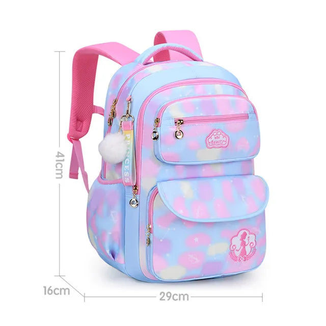 Kawaii Girls School Backpack – Cute Pink Waterproof Kids Bag