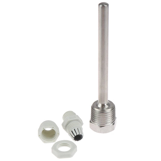 Stainless Steel Thermowell 1/2" NPT | 50–200mm Temperature Sensor Thermowell Fitting Peaceful Pleasures Health and Wellness