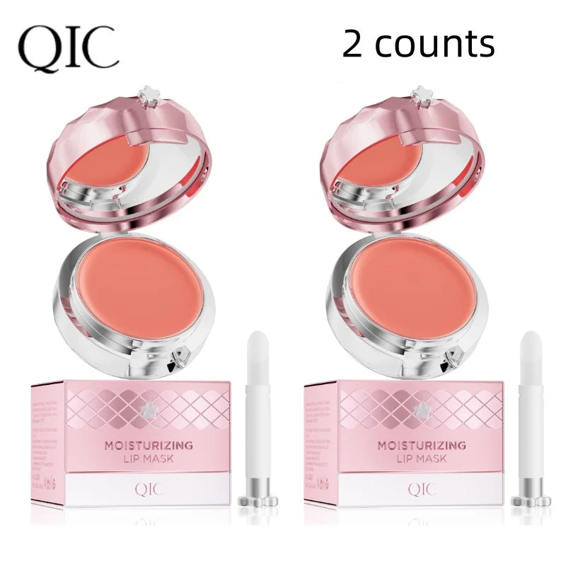 Lip Sleep Mask Moisturizing Nourish Repair Hydrated Fade Lip เส้น Anti-cracking Day และ Night Maintenance Lip Balm Care Peaceful Pleasures Health and Wellness 2 pcs