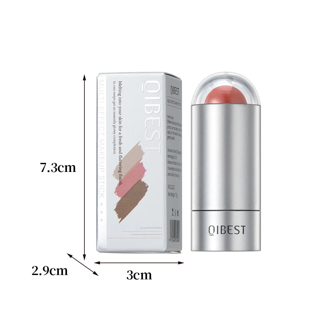 Face Contouring Bronzer Stick Multifunctional Highlighter Brightening Silkworm Blusher Rouge Cream Modify Concealer Pen Makeup Peaceful Pleasures Health and Wellness