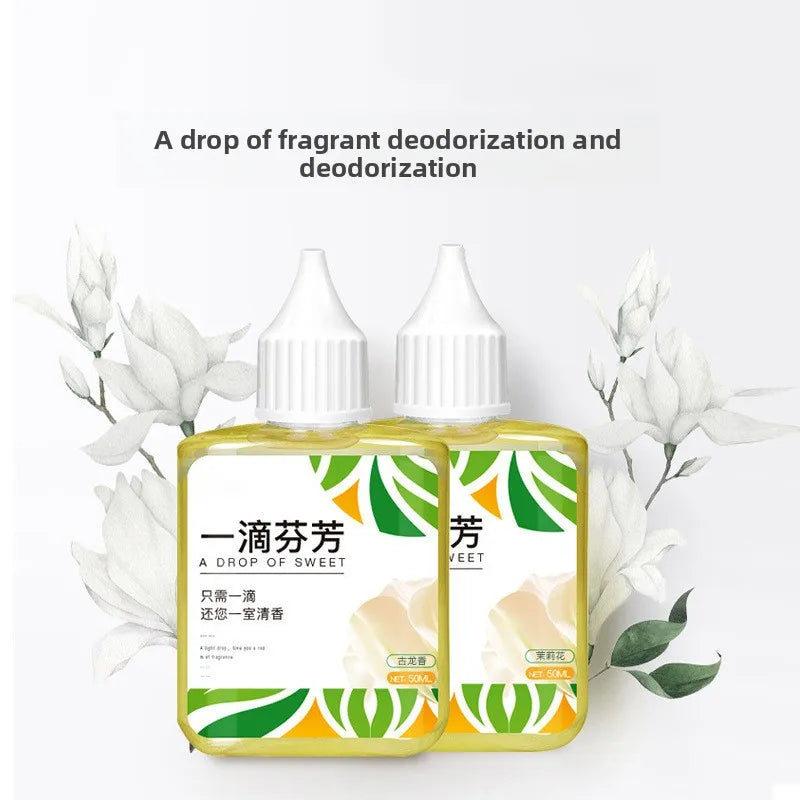 One-Drop Fragrance Toilet Air Freshener - Fast Odor Eliminator Concentrated Deodorant for Bathroom Drain Pet Areas Multi-Scene Peaceful Pleasures Health and Wellness