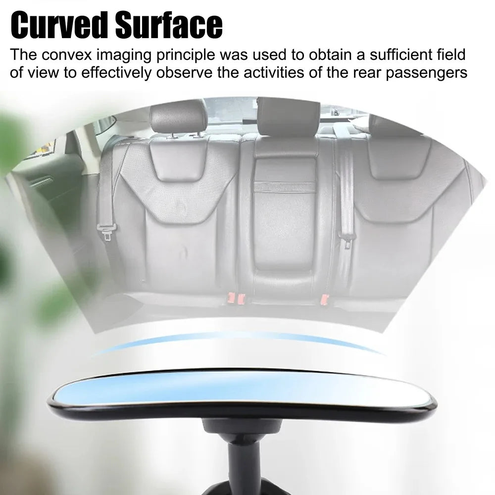New 360 Degree Rotatable Adjustable Wide View Clear Reflection Safety Car Rearview Mirror For Windshield Infant Car Seats Peaceful Pleasures Health and Wellness