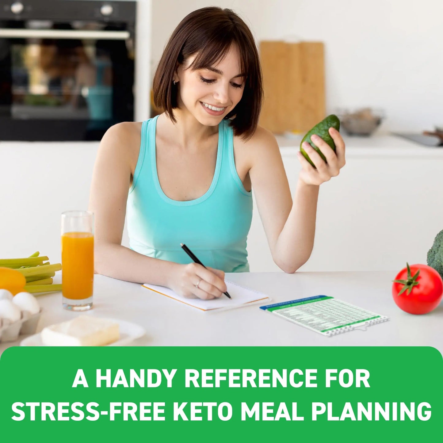 Air Fryer Magnetic Cheat Sheet & Keto Cookbook Guide Set
