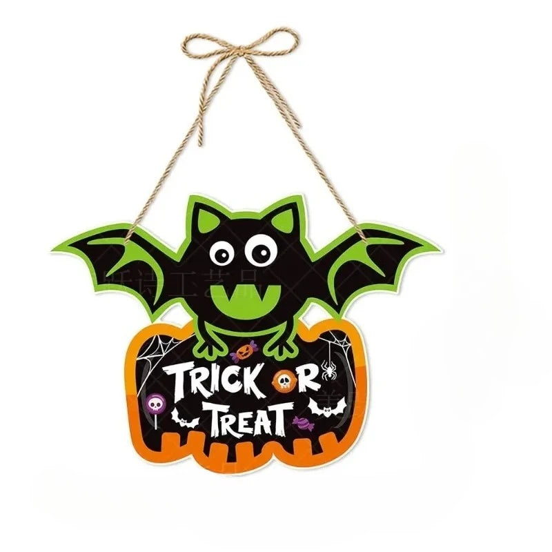 Halloween Pumpkin Bat Ghost Door Hanger Party Decoration