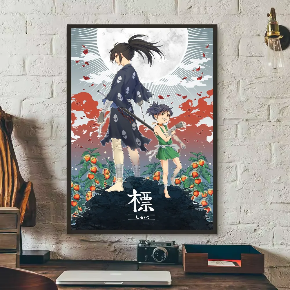 Dororo Anime HD Wall Poster – Waterproof PVC Sticky Decal Anime Wall Poster Peaceful Pleasures Health and Wellness