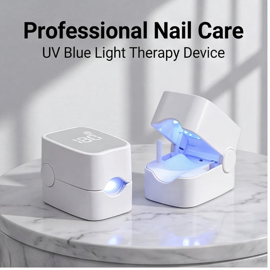 Nail Care Equipment – Blue Light UV Lamp for Hands & Feet, Manicure Pedicure Drying Tool Peaceful Pleasures Health and Wellness