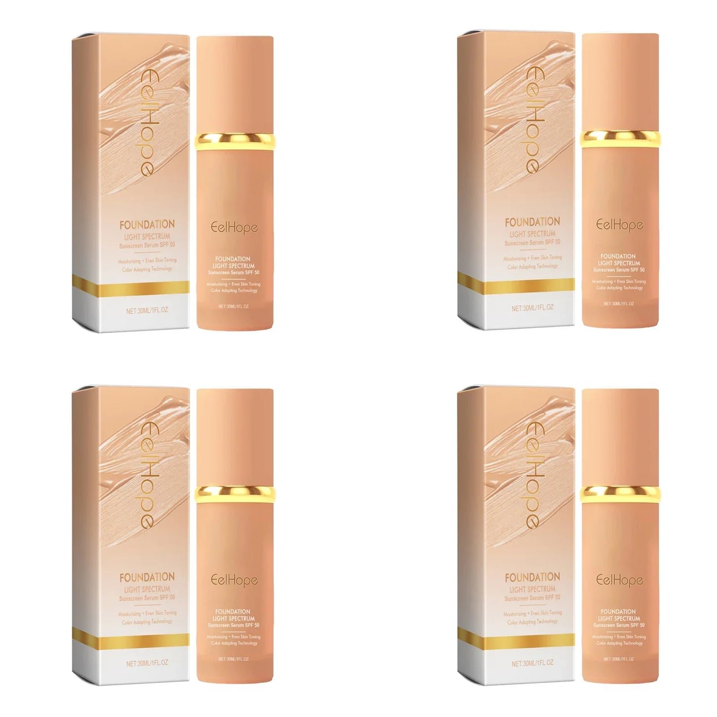 Eelhope Color-Changing Foundation – Full Coverage & Hydrating