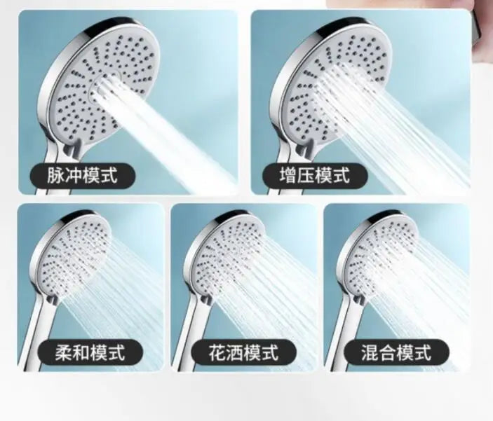 12cm Handheld Shower Head | 3-Function Rainfall Water Saving