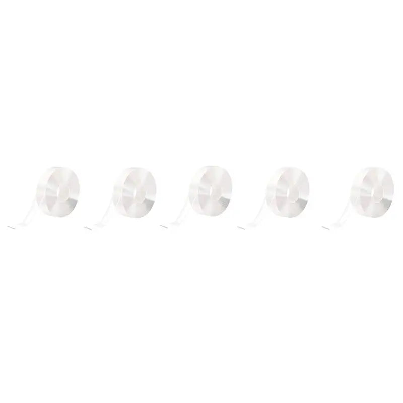 A36T-5PCS 5M Nano Tape Super Strong Double-Sided Adhesive Tape Transparent Reusable Waterproof Tapes Heat Resistance Peaceful Pleasures Health and Wellness Transparent 30mm